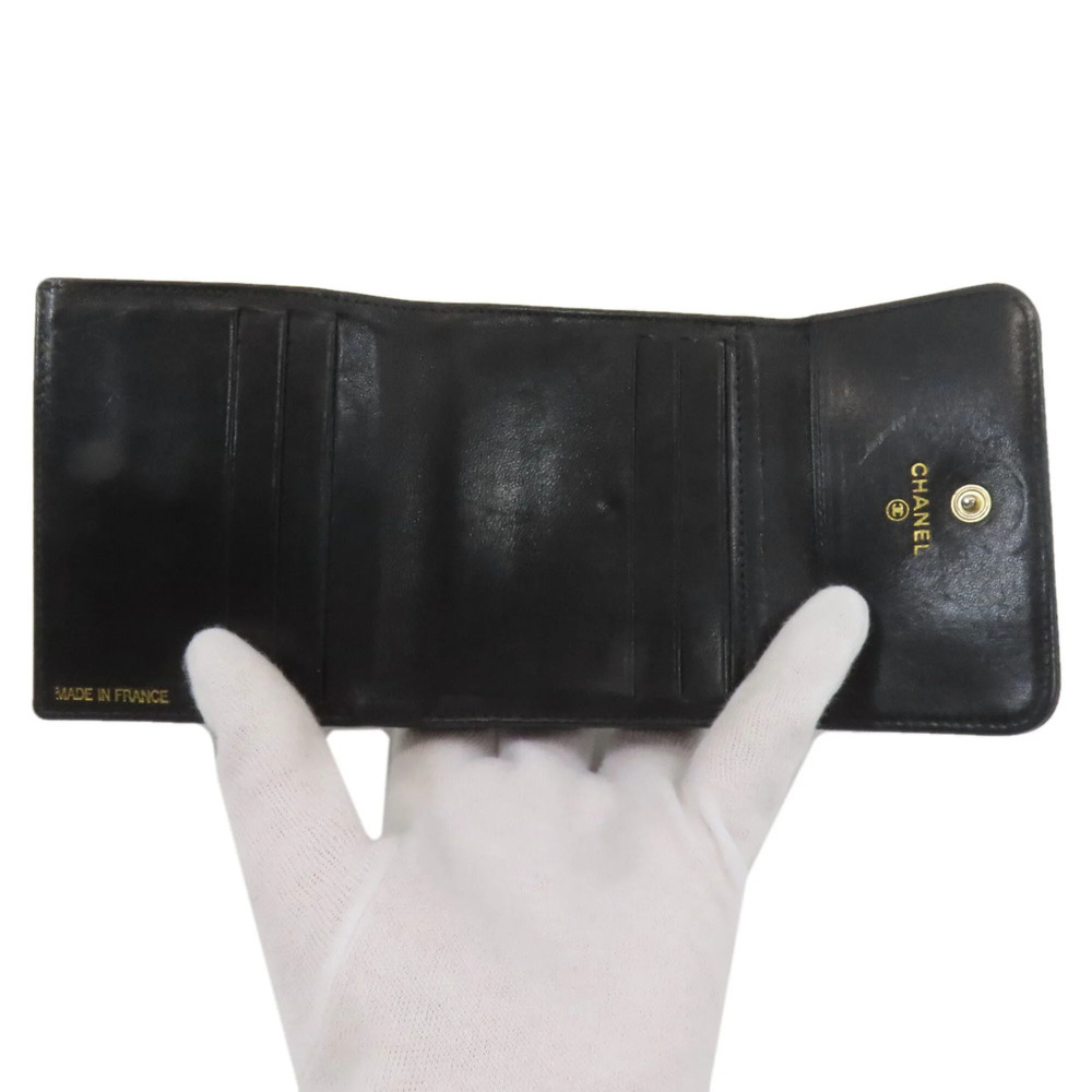 CHANEL Black Logo Wallet - Picture 4 of 14